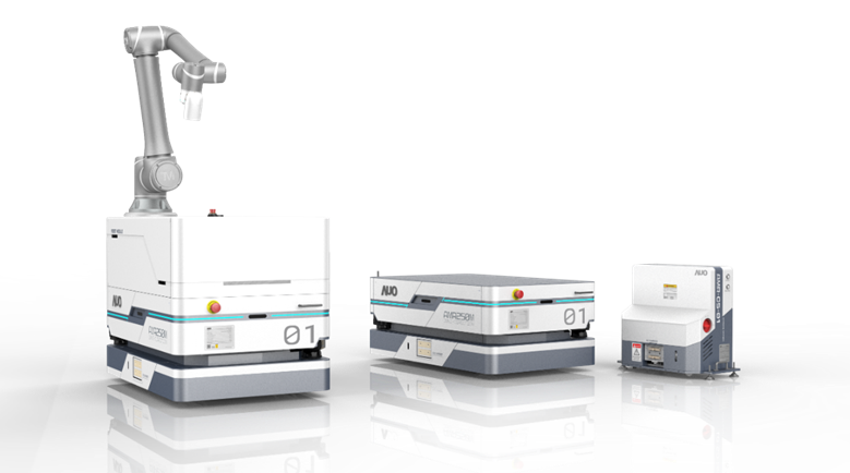 南宫·28WD數位開發的自主式移動機器人（AMR250M），搭配全向輪並結合AI演算法、2D LiDAR、3D攝影機等技術，協助客戶實現產線全自動化